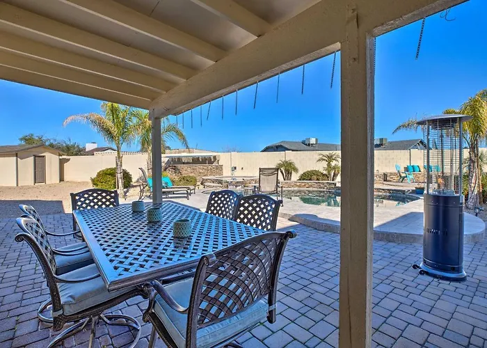 3 Mi To Westgate: Desert W/ Hot Tub In Holiday home *